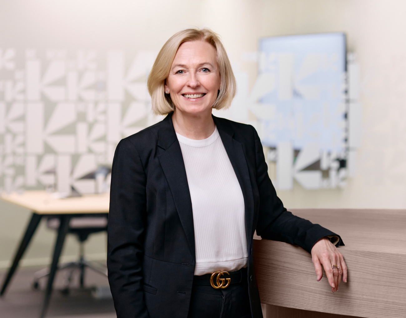 Woman in blazer