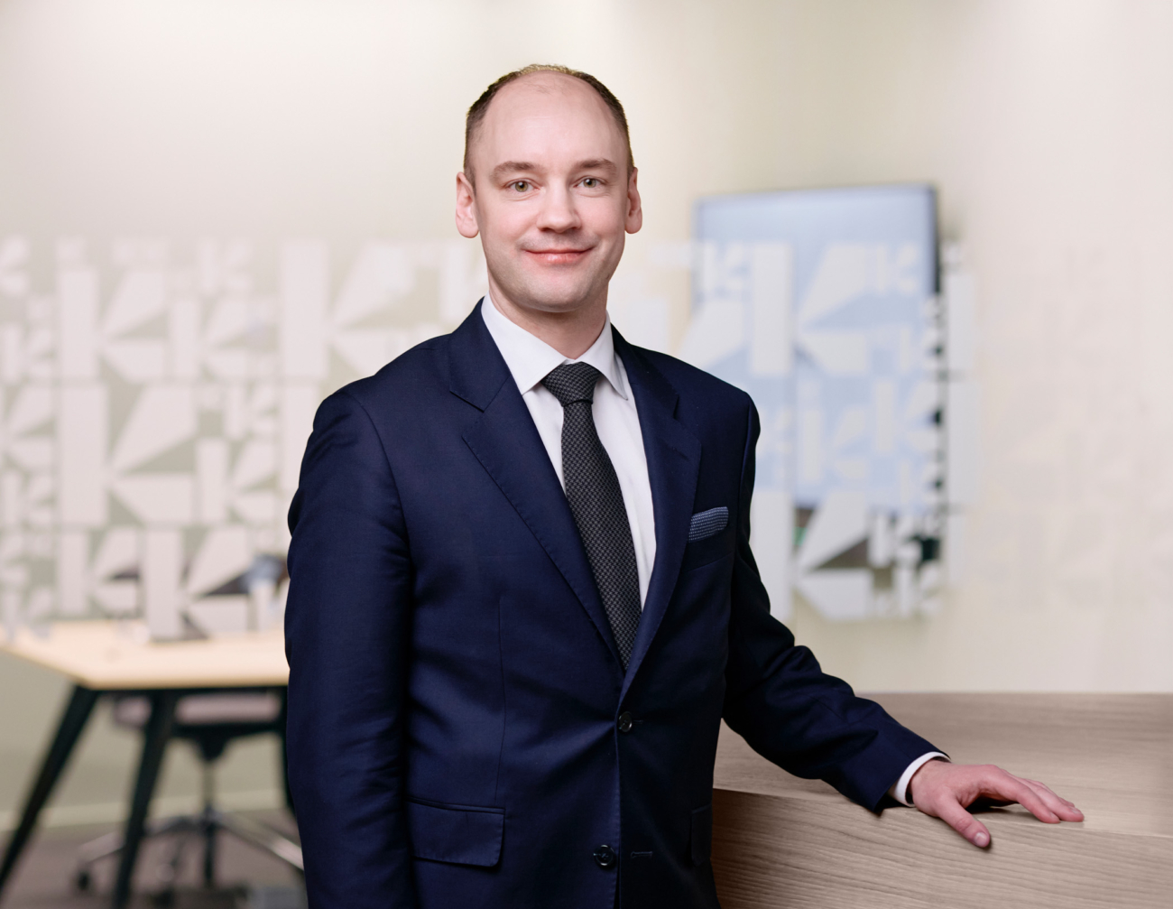 Man in suit and tie