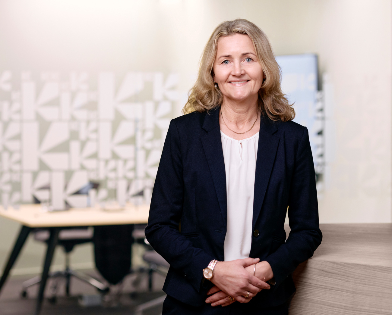 Woman in blazer
