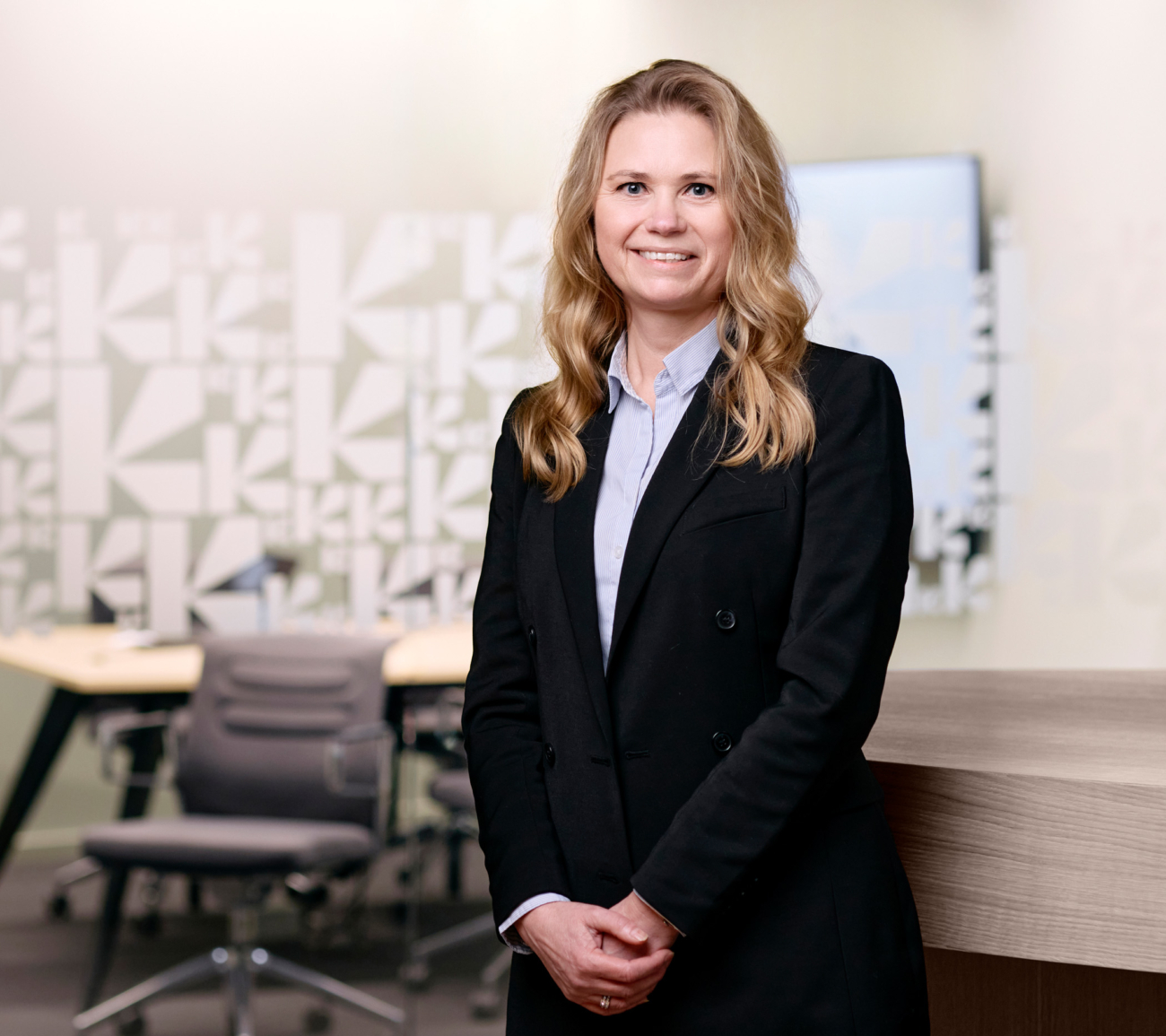 Woman in blazer