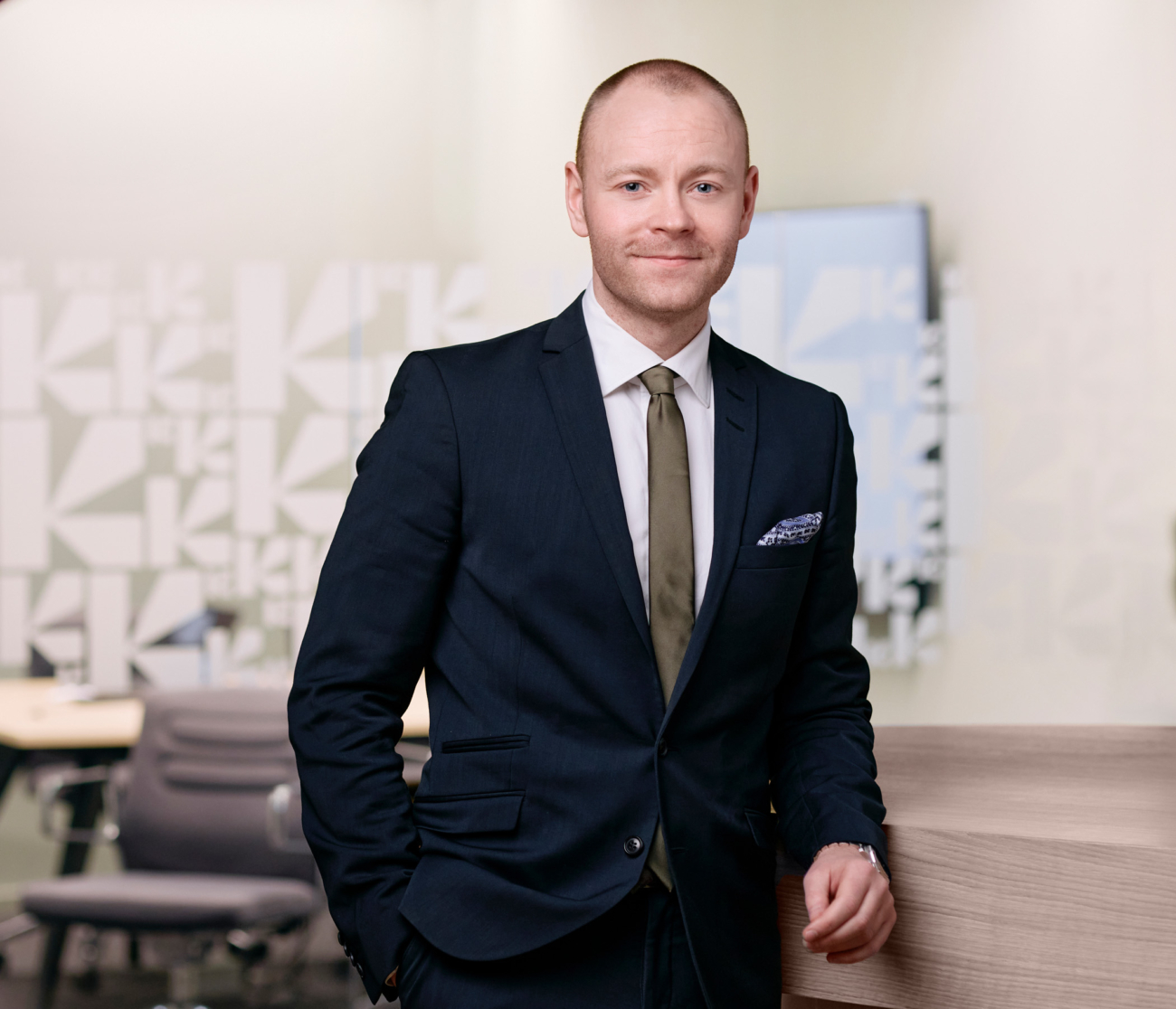 Man in suit and tie