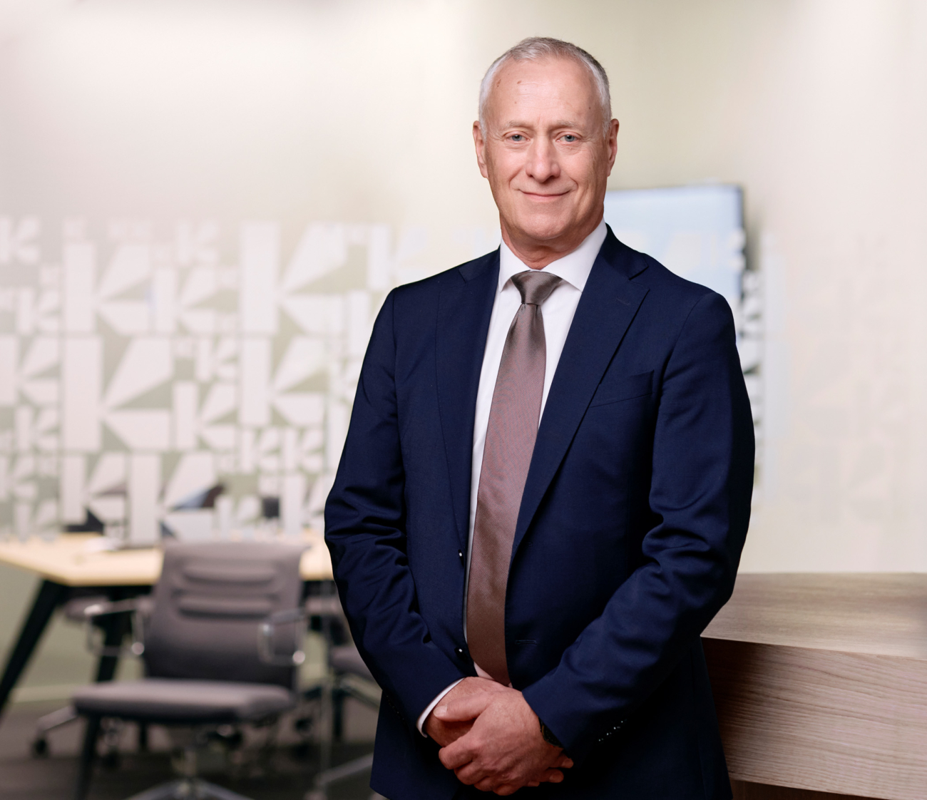 CEO with suit and tie